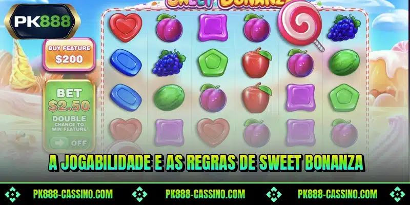 A jogabilidade e as regras de Sweet Bonanza
