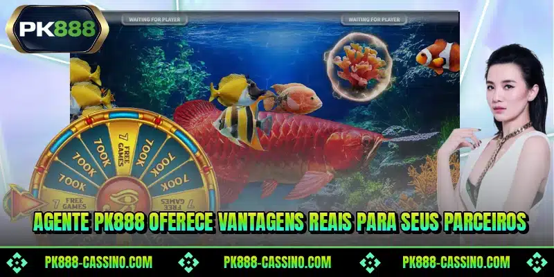 Agente PK888 oferece vantagens reais para seus parceiros