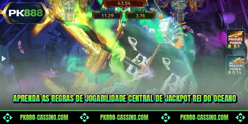 Aprenda as regras de jogabilidade central de Jackpot Rei do Oceano