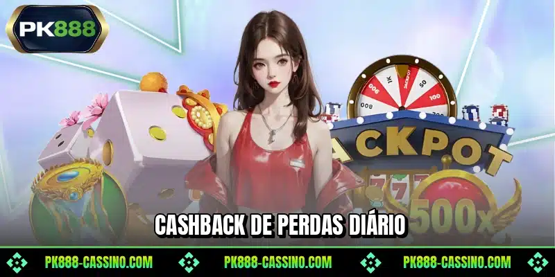 Cashback de perdas diário