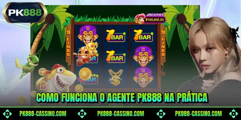 Como funciona o agente PK888 na prática