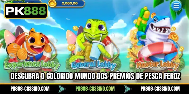 Descubra o colorido mundo dos prêmios de Pesca Feroz