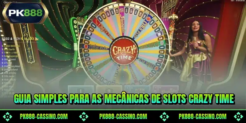 Guia simples para as mecânicas de Slots Crazy Time