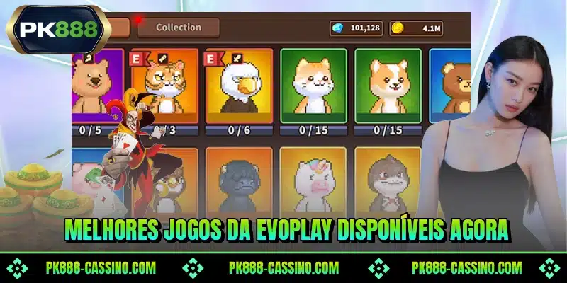Melhores jogos da Evoplay disponíveis agora