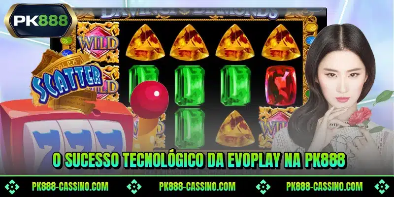 O sucesso tecnológico da Evoplay na PK888