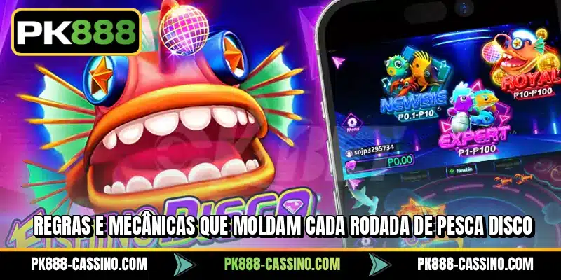 Regras e mecânicas que moldam cada rodada de Pesca Disco