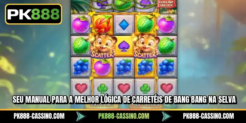 Seu manual para a melhor lógica de carretéis de Bang Bang na Selva