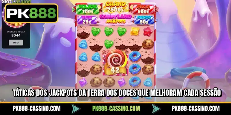 Táticas dos Jackpots da Terra dos Doces que melhoram cada sessão