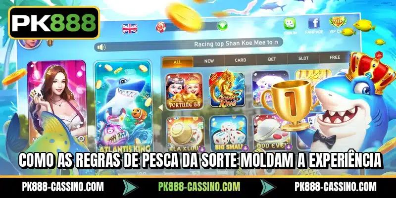 Como as regras de Pesca da Sorte moldam a experiência