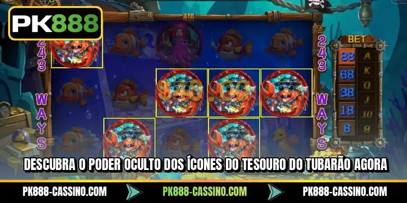 Descubra o poder oculto dos ícones do Tesouro do Tubarão agora