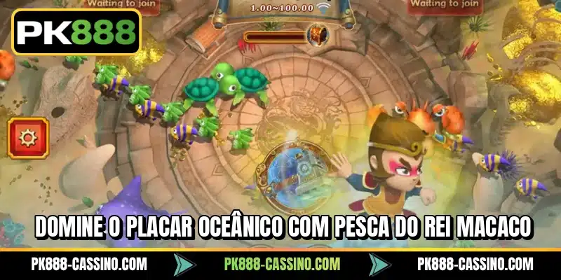 Domine o placar oceânico com Pesca Do Rei Macaco
