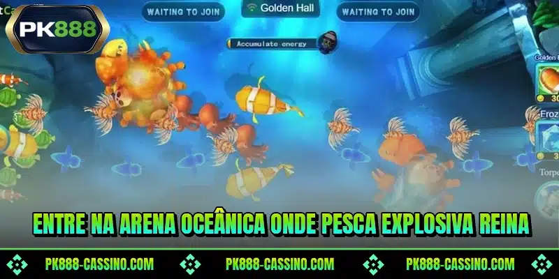 Entre na arena oceânica onde Pesca Explosiva reina
