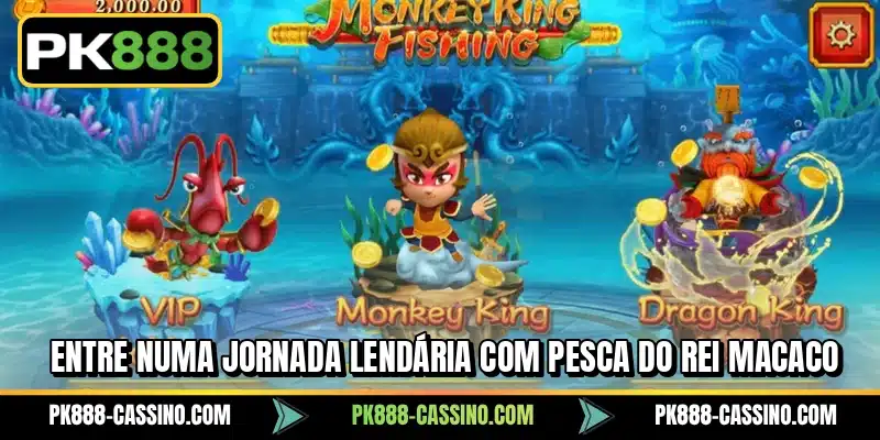 Entre numa jornada lendária com Pesca Do Rei Macaco
