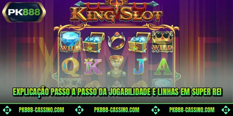Explicação passo a passo da jogabilidade e linhas em Super Rei