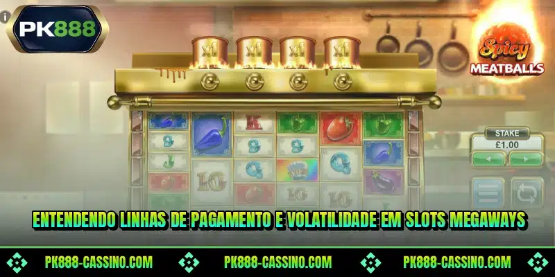 Entendendo linhas de pagamento e volatilidade em Slots Megaways